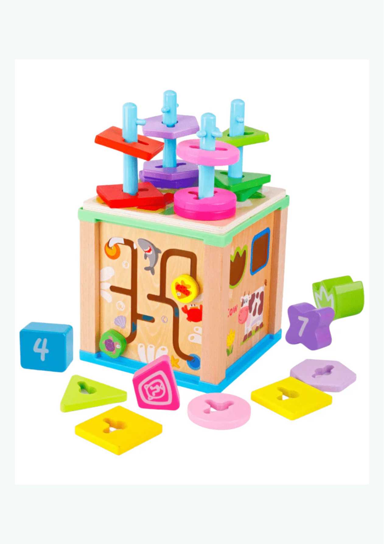 Wooden Multipurpose Educational Toy